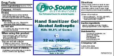 Pro Source 32oz Gel 2x4 7679573723 K